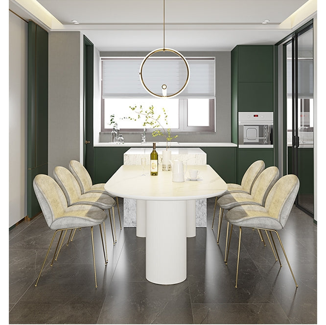 La Plainville Dining Table, White