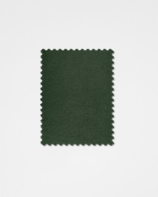 Black Green-09S Leathaire Fabric Swatch