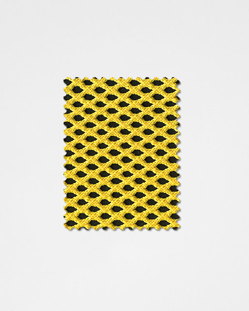 Yellow-15 | 3D Solid Knitted Cotton Swatch-Weilai Concept
