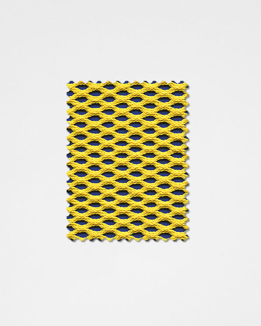 Yellow-16 | 3D Solid Knitted Cotton Swatch-Weilai Concept