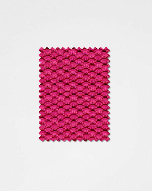 Rose Red-26 | 3D Solid Knitted Cotton Swatch-Weilai Concept