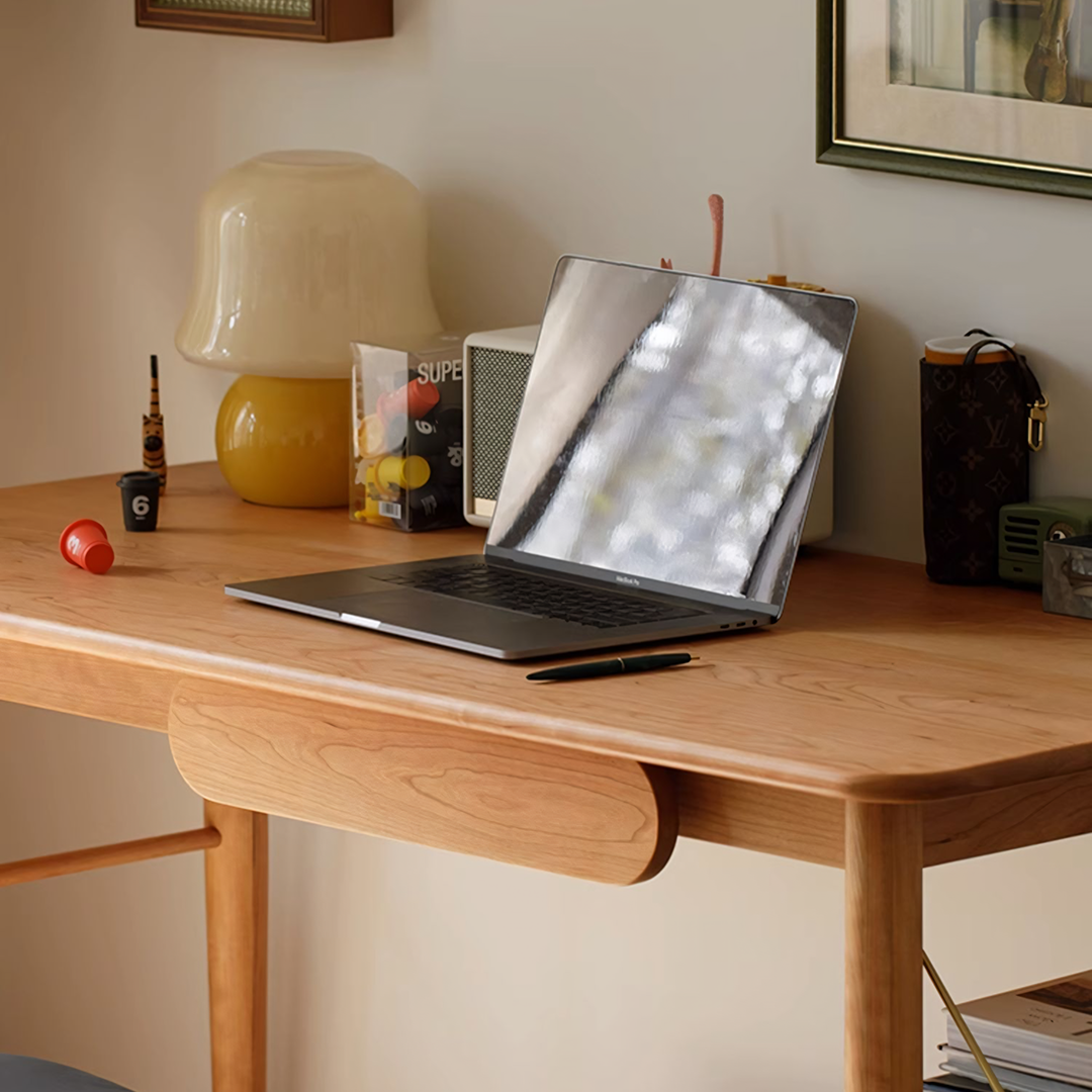 Y72 Oak Office Desk, Three Woods Available