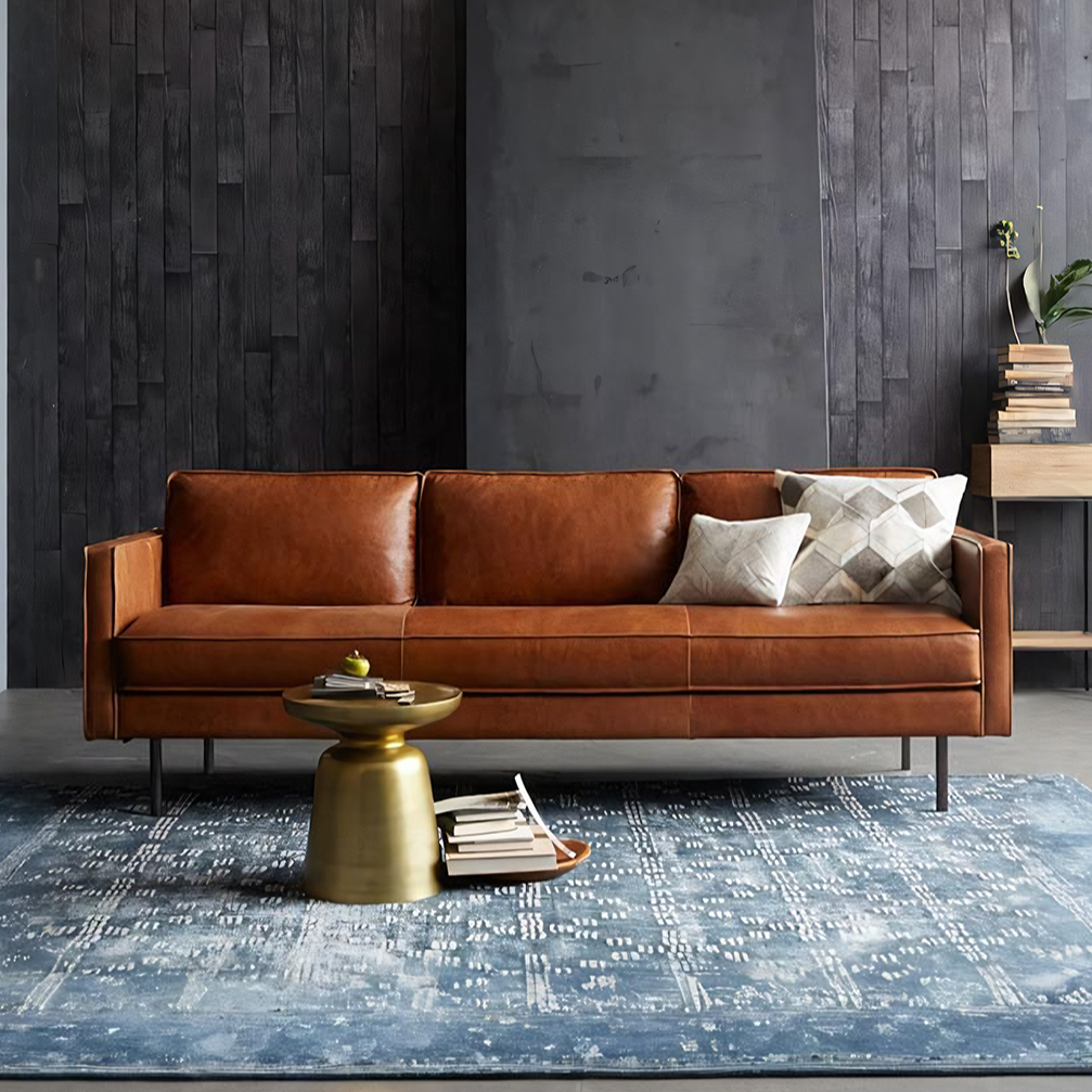 Barbican Two Seater, Three Seater Sofa, Real Leather