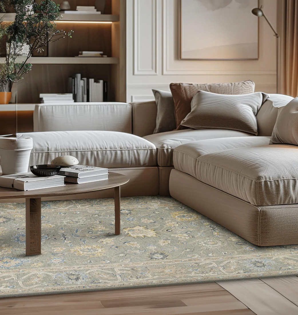 Neesh Hand Tufted Woollen Loop Carpet