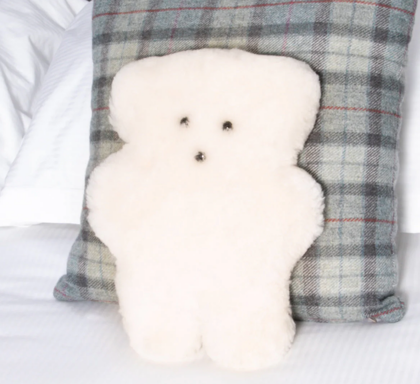 Sheepskin Teddy Bear - Native
