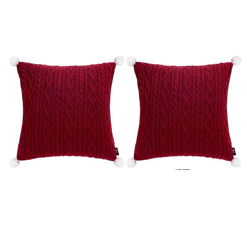 CH12 Set Of Four Cushions, Christmas Pattern | Weilai Concept