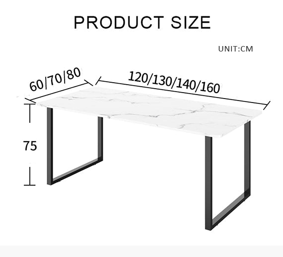 Casson Office Desk, Sintered Stone-Weilai Concept