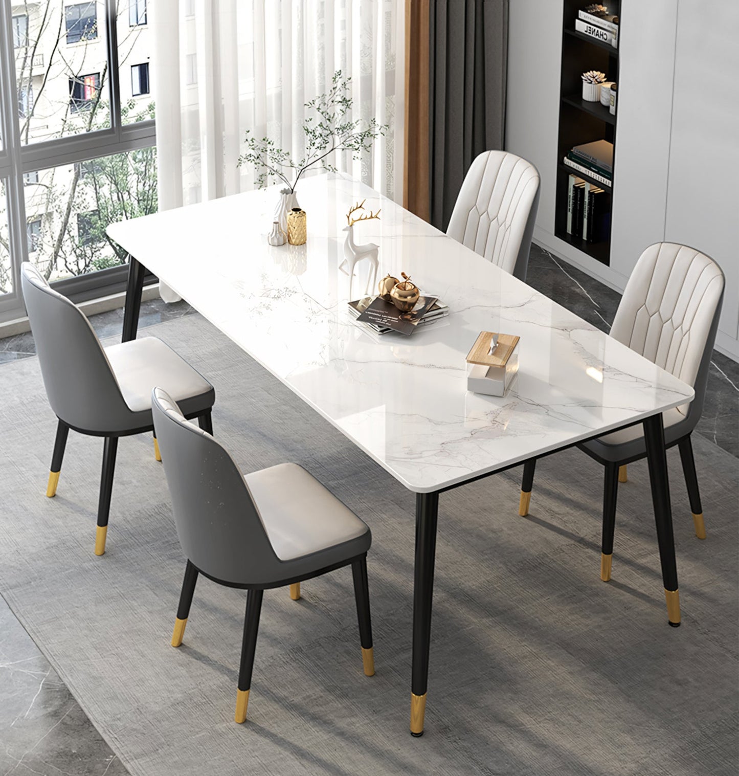 Malvern Dining Table, White