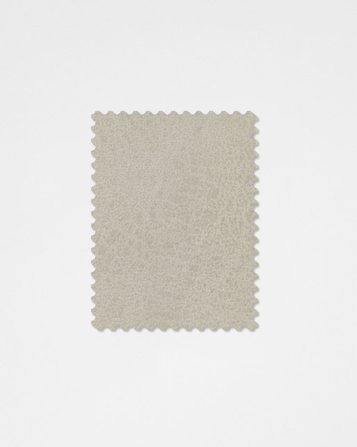 Off White-15S Leathaire Fabric Swatch