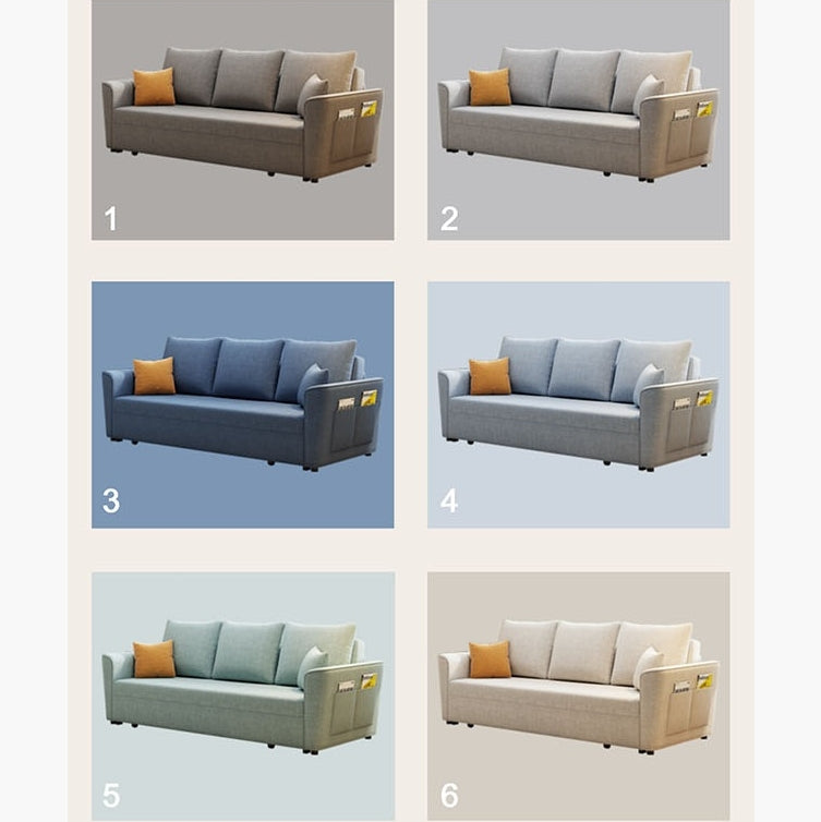 Gertrude Sofa Bed Single Seater, Two Seater, Linen