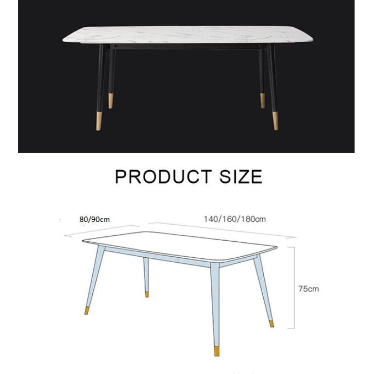 Malvern Dining Table, White
