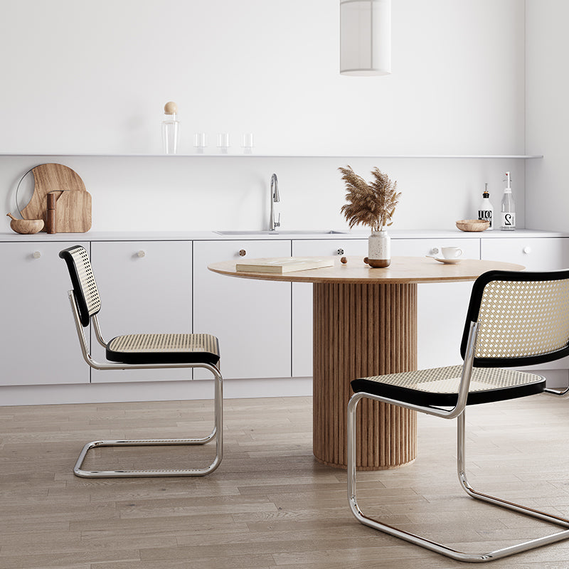 Ivar Round Dining Table, Oak | Weilai Concept