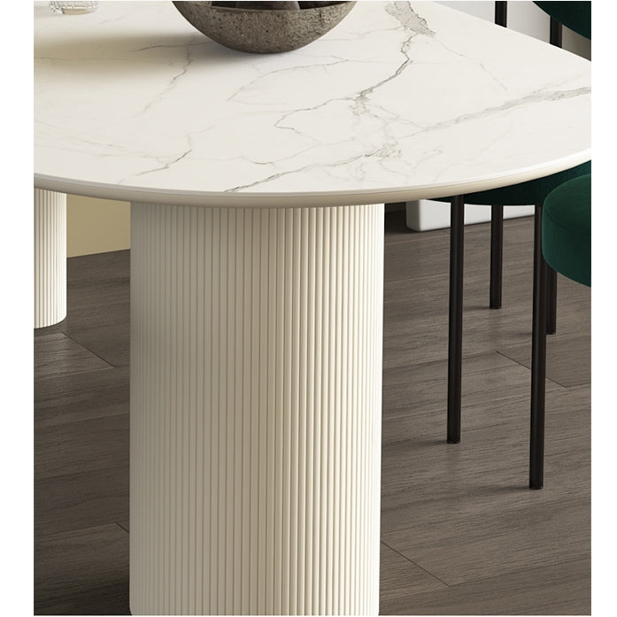 La Plainville Dining Table, White