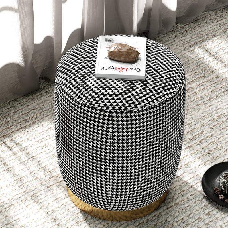N89 Round Stool, Leather/ Velvet | Weilai Concept