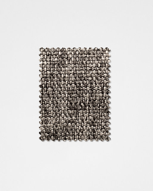 Intense Grey-11 Linen Fabric Swatch-Weilai Concept