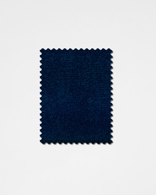 Dark Navy Blue-11 Velvet Fabric Swatch-Weilai Concept