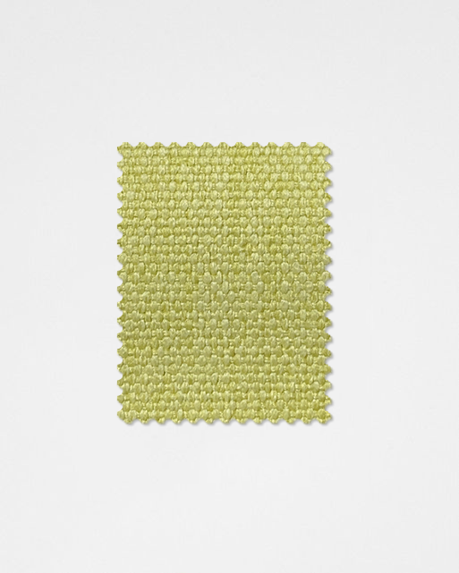 Lemon Yellow-15 Linen Fabric Swatch-Weilai Concept