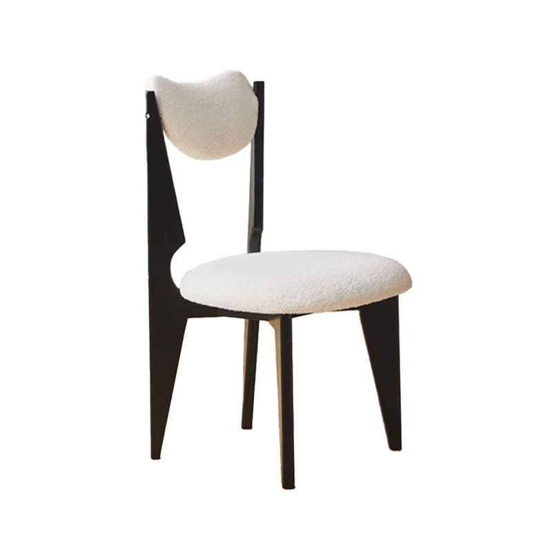 Molan Dining Chair, White Boucle-Weilai Concept