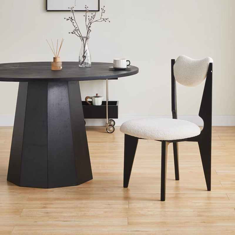 Molan Dining Chair, White Boucle-Weilai Concept