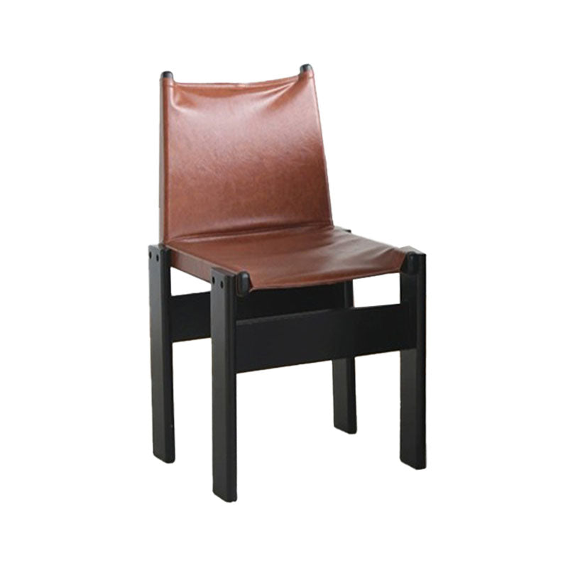 Lynette Dining Chair, PU Leather, Solid Wood-Weilai Concept
