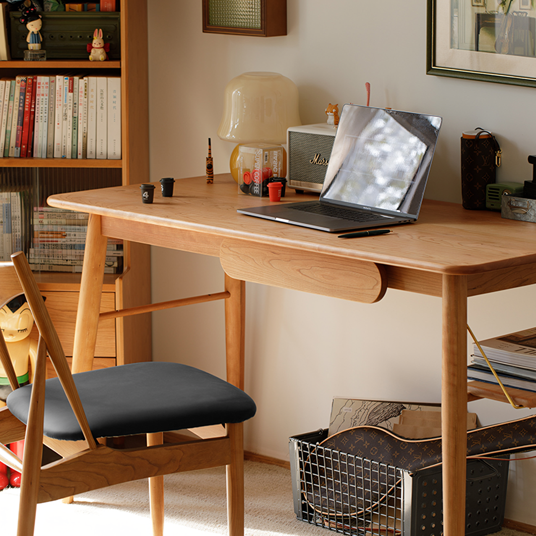 Y72 Oak Office Desk, Three Woods Available