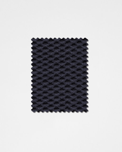 Dark Blue-23 | 3D Solid Knitted Cotton Swatch-Weilai Concept