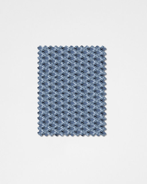 Light Sky Blue-25 | 3D Solid Knitted Cotton Swatch-Weilai Concept