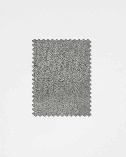 Ash Grey-02 Velvet Fabric Swatch-Weilai Concept