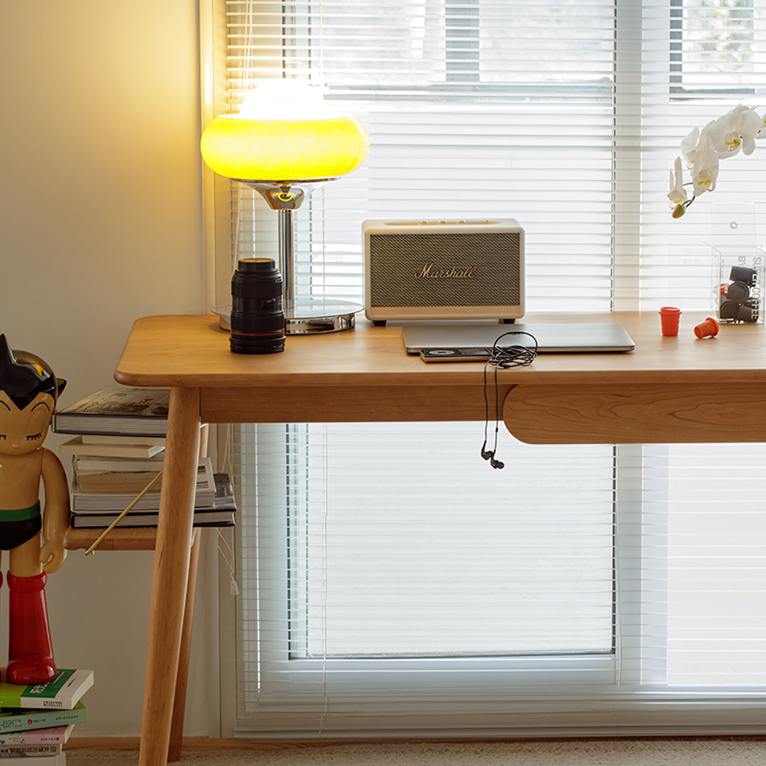 Y72 Oak Office Desk, Three Woods Available