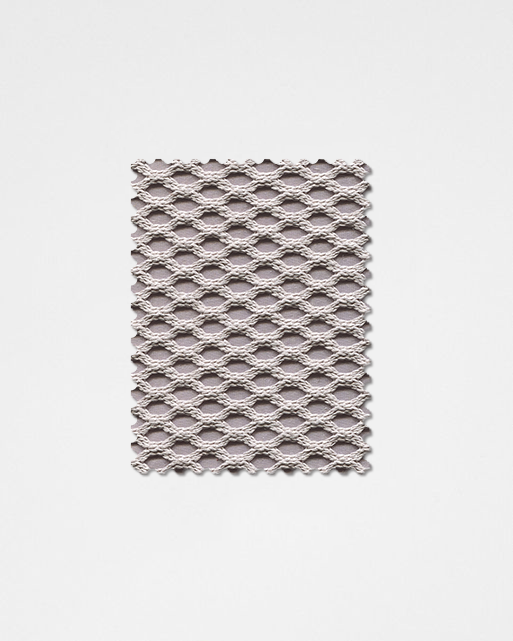 Light Grey-03 | 3D Solid Knitted Cotton Swatch-Weilai Concept