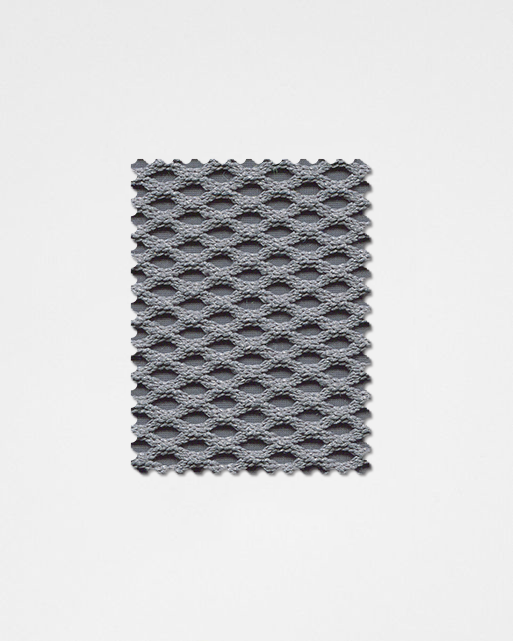 Medium Grey-04 | 3D Solid Knitted Cotton Swatch-Weilai Concept