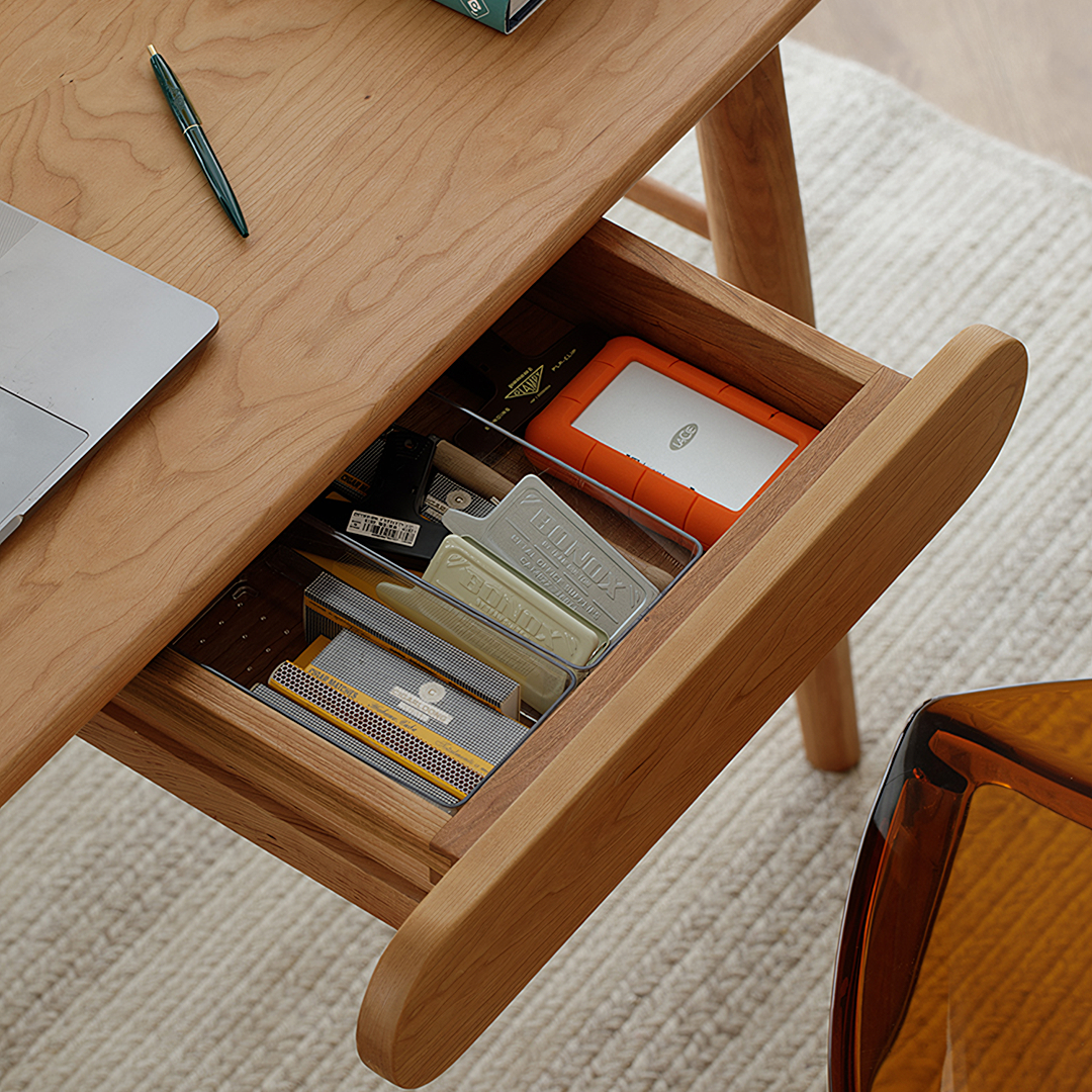 Y72 Oak Office Desk, Three Woods Available