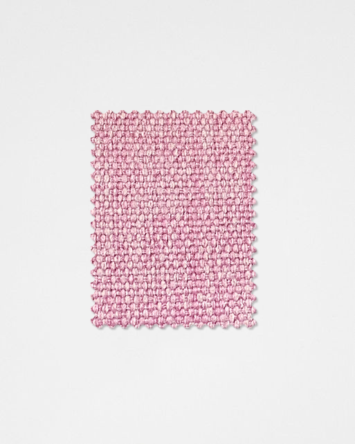 Pink-08 Linen Fabric Swatch-Weilai Concept