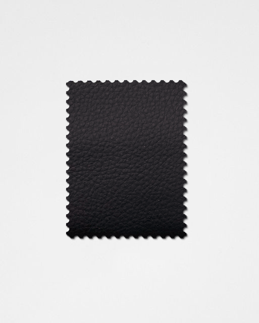 Black-09 Real Leather Fabric Swatch-Weilai Concept