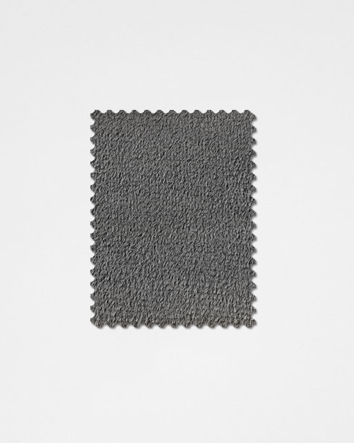 Charcoal Grey-01 Velvet Fabric Swatch-Weilai Concept