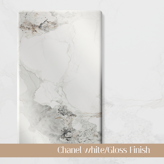 Chanel white_Gloss Finish (Sintered Stone)-Weilai Concept