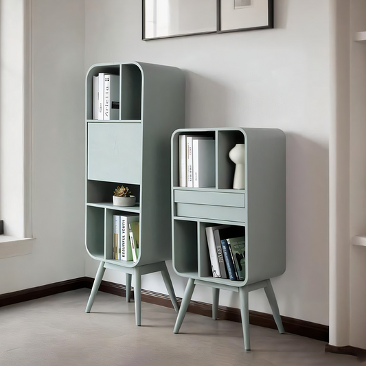 Kya Bookcase, Wood Shelving Unit