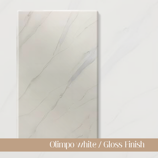 Olimpo white _ Gloss Finish (Sintered Stone)-Weilai Concept