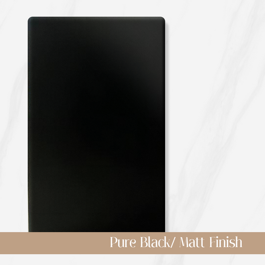 Pure Black_ Matt Finish (Sintered Stone)-Weilai Concept