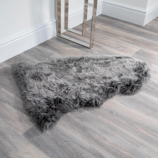 Native Grey Sheepskin Rug XXL