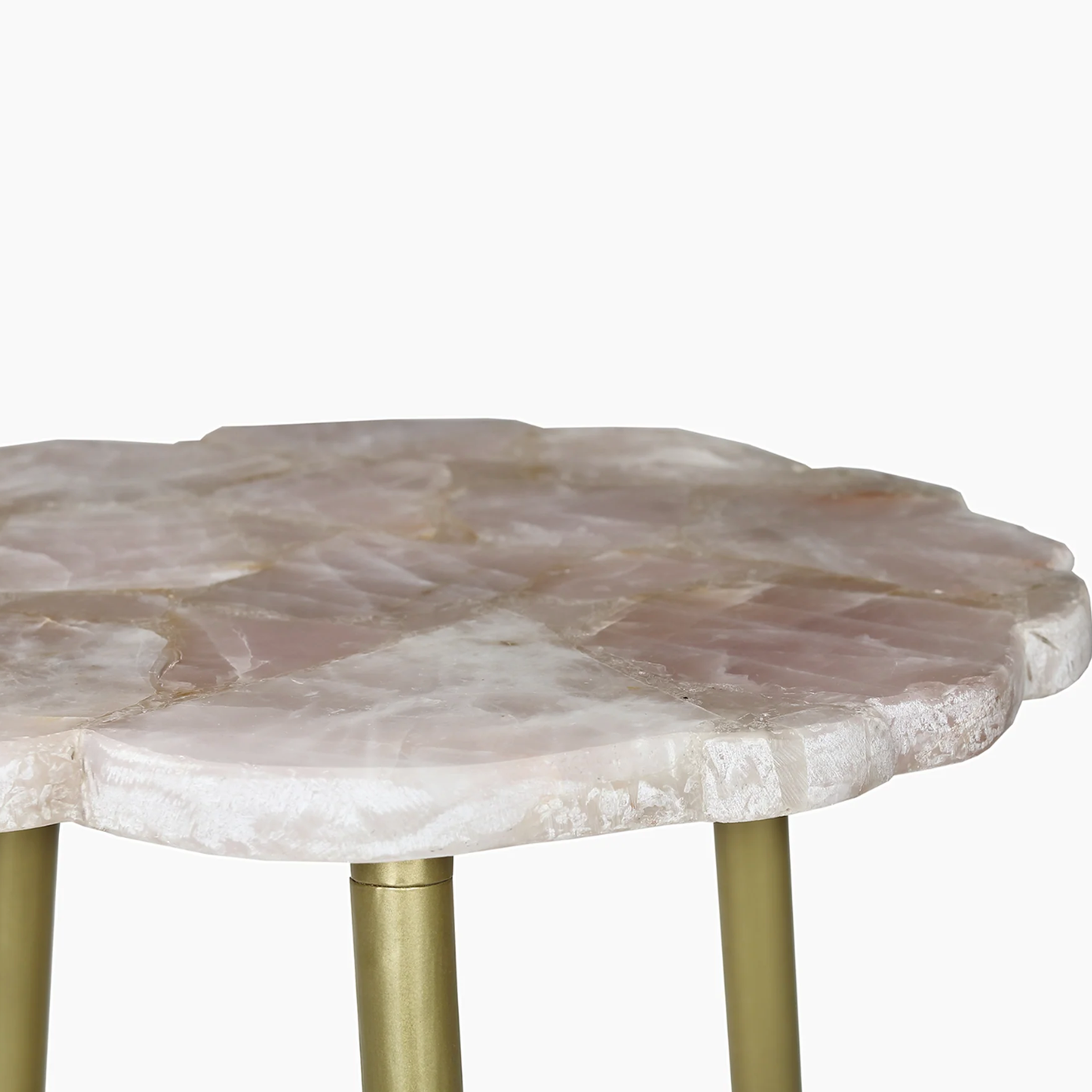 Myra Rose Quartz End Table