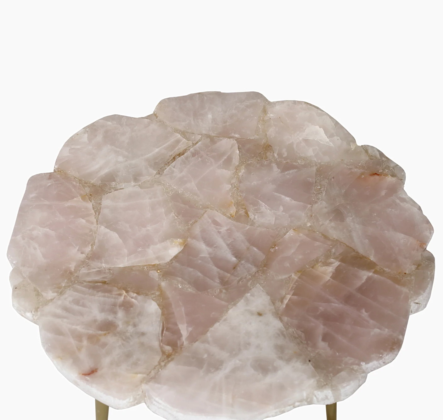 Myra Rose Quartz End Table