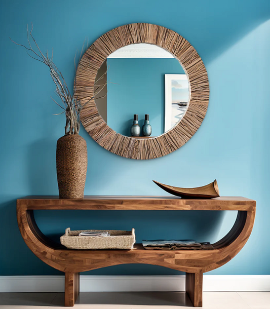 Teo Reclaimed Wood Mirror