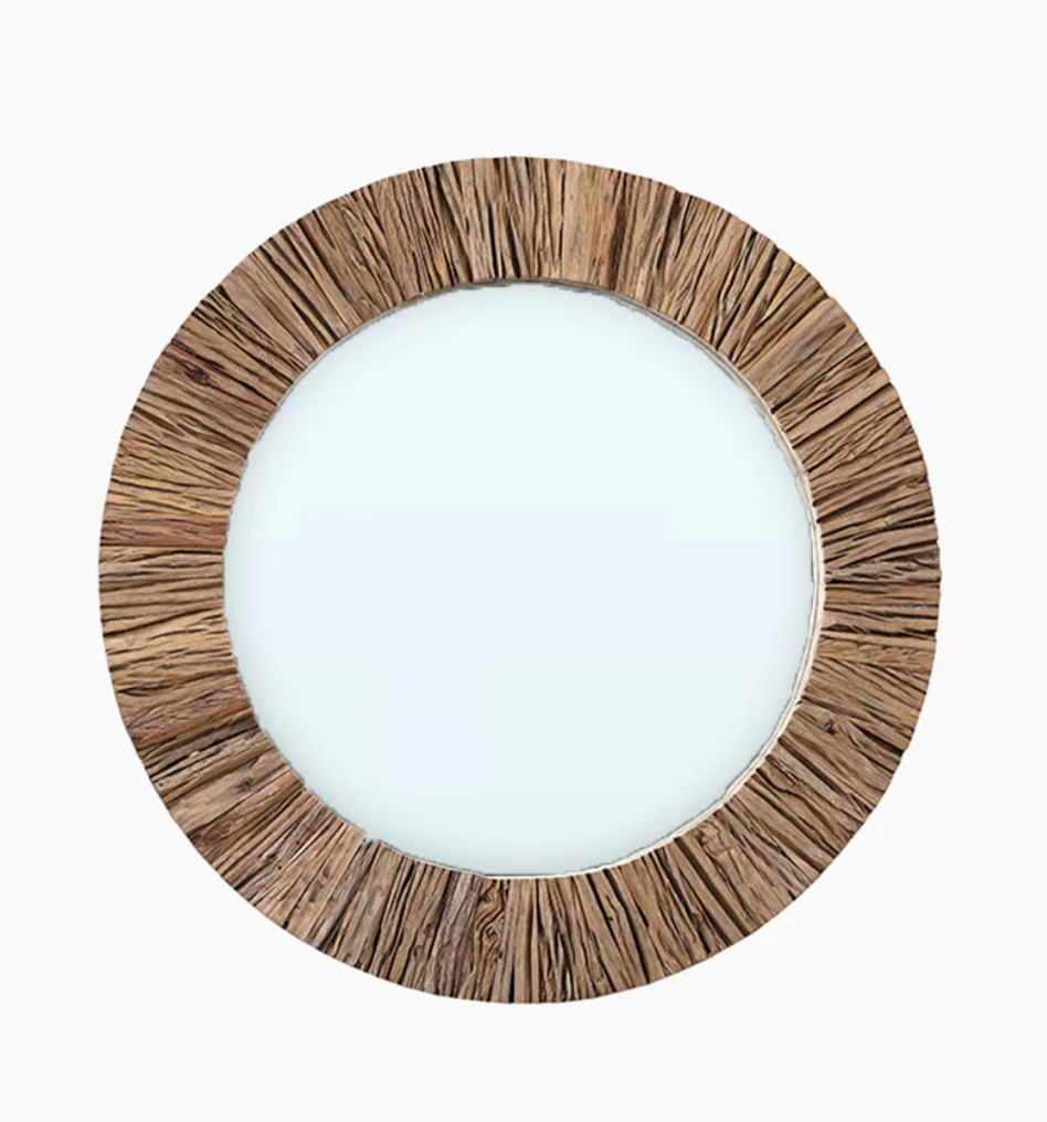 Teo Reclaimed Wood Mirror
