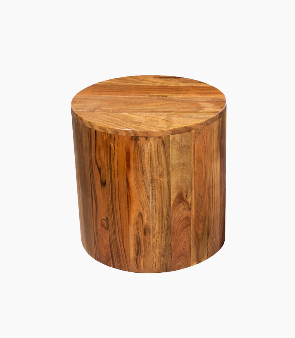 Jesper Rustic Acacia Wood End Table