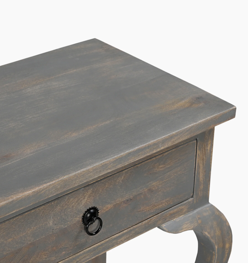 Sally Cottage Style Two Drawer Wooden Console Table