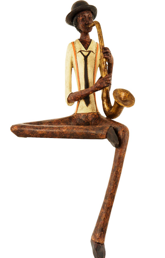 Sitting Jazz Band Saxophonist